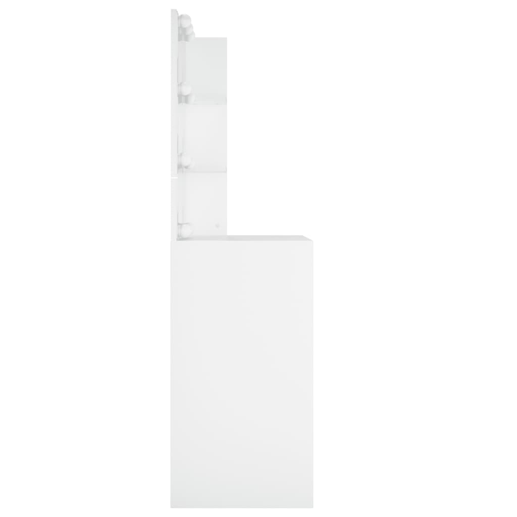 Tualettlaud valge lediga 60x40x140 cm