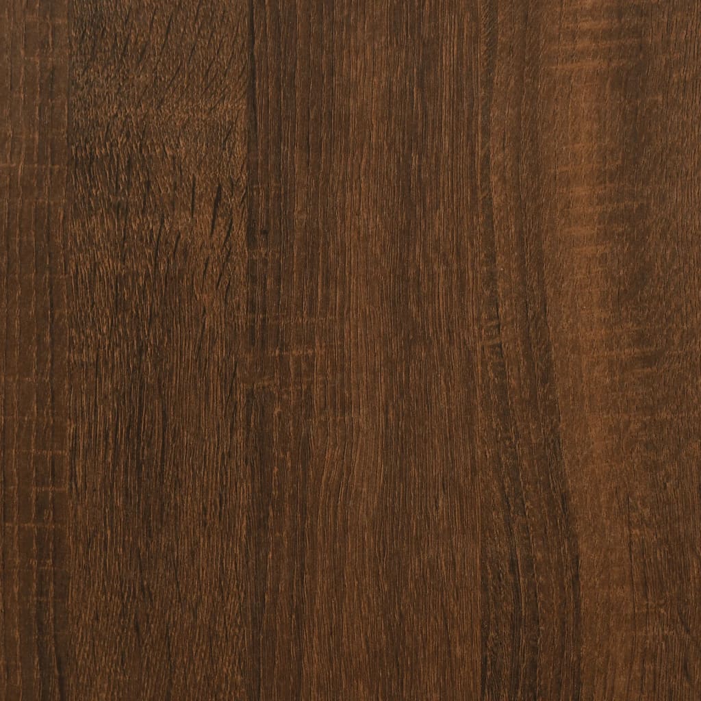 Riidekapp, pruun tamm, 90 x 52 x 200 cm, tehispuit