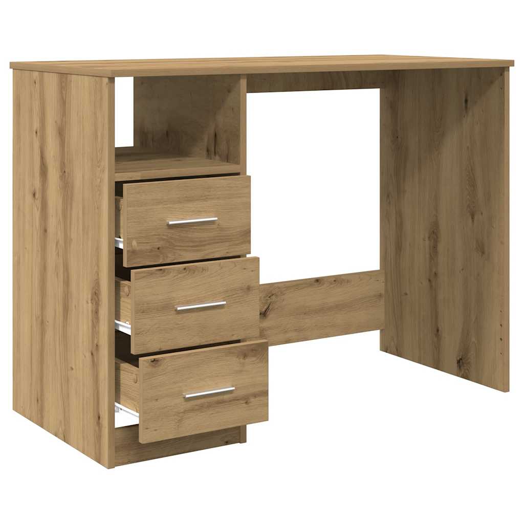Kirjutuslaud Artisan Oak 102x76x50 cm Engineered Wood