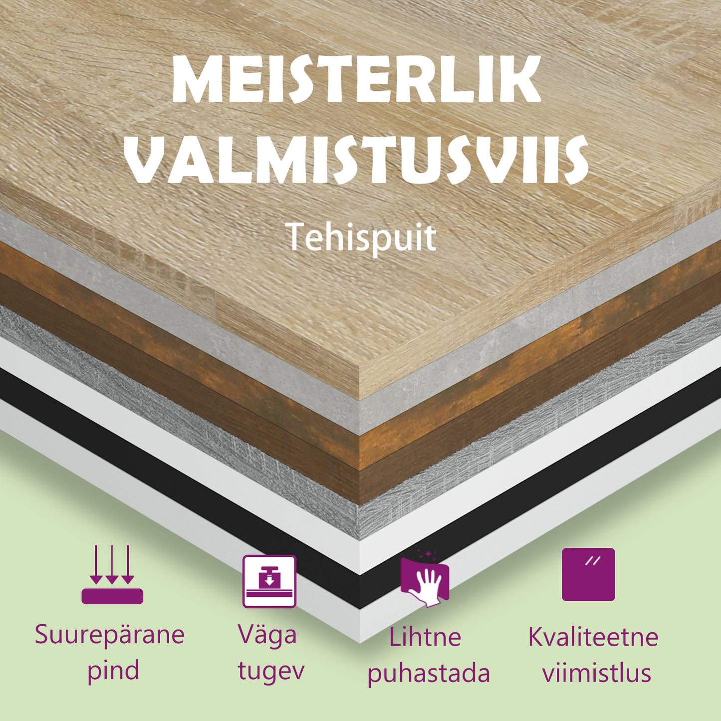 Raamaturiiul must 97,5 x 29,5 x 100 cm, tehispuit