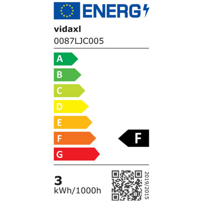 Led-seinavalgustid õue 2 tk, 3 w mustad, kandilised