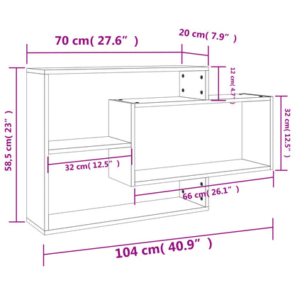 Seinariiulid betoonhall 104x20x58,5 cm tehispuit