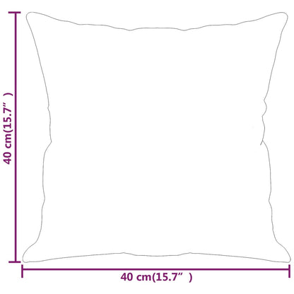 Dekoratiivpadjad 2 tk, must, 40 x 40 cm, samet