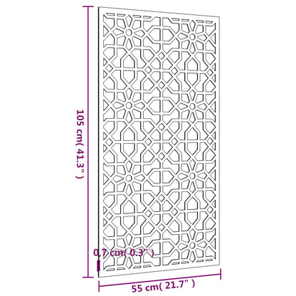 Aia seinakaunistus, 105x55 cm, Corteni teras, mauri disain