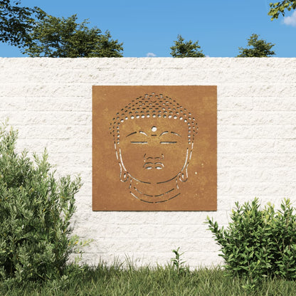 Aia seinakaunistus, 105x55 cm, Corteni teras, Buddha disain